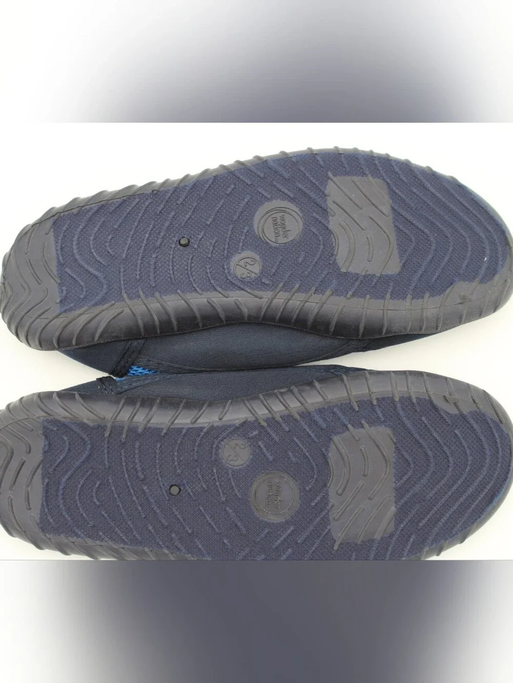 Wonder Nation Kids Water Shoes Navy Blue Size 2/3